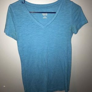 fitted v-neck